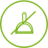 Nincs por, pollen, penész